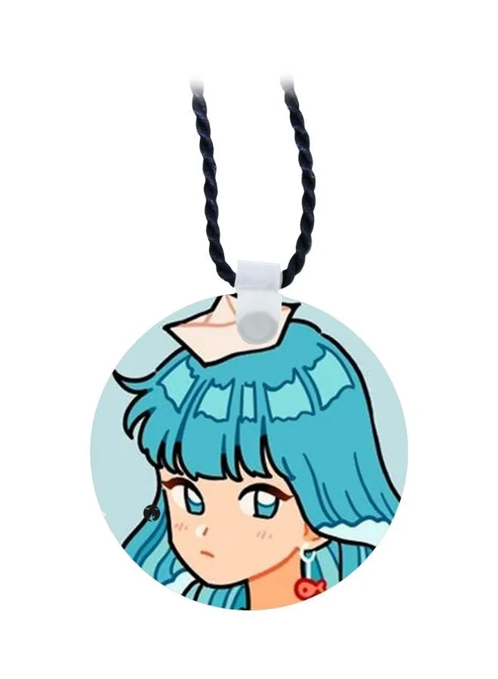 Cartoon Printed Pendant Necklace