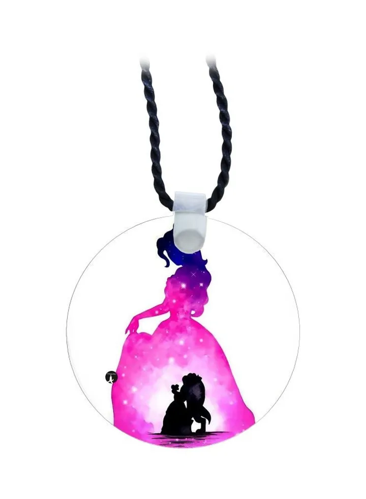 Cartoon Printed Pendant Necklace