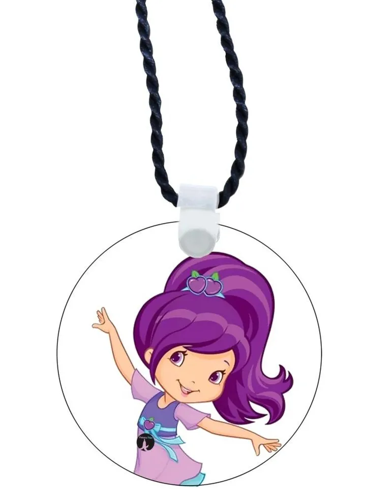 Cartoon Printed Pendant Necklace