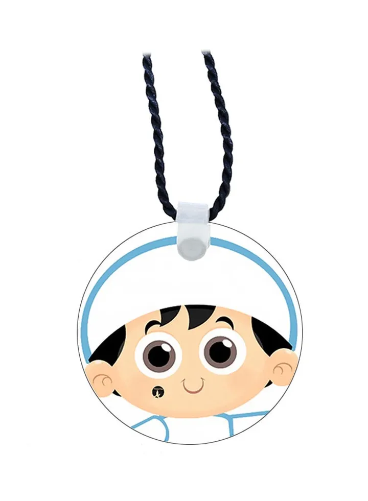 Cartoon Printed Pendant Necklace