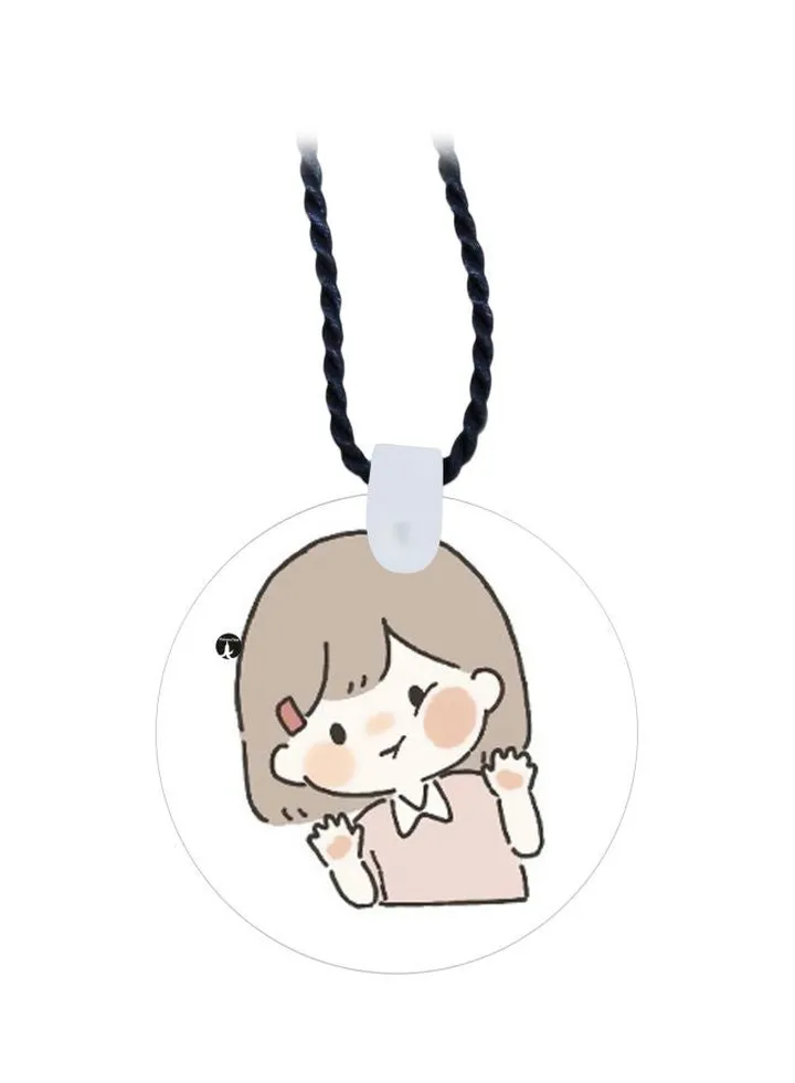 Cartoon Character Printed Pendant Necklace