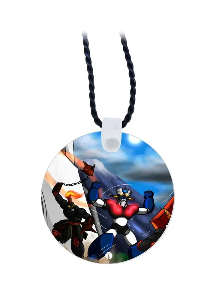 Cartoon Printed Pendant Necklace