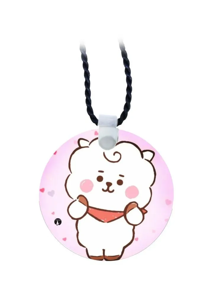 Cartoon Printed Pendant Necklace