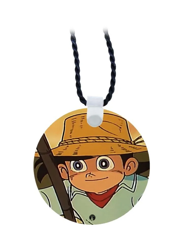 Cartoon Printed Pendant Necklace