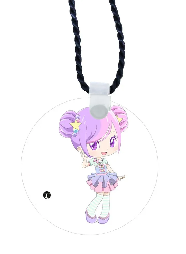 Cartoon Printed Pendant Necklace