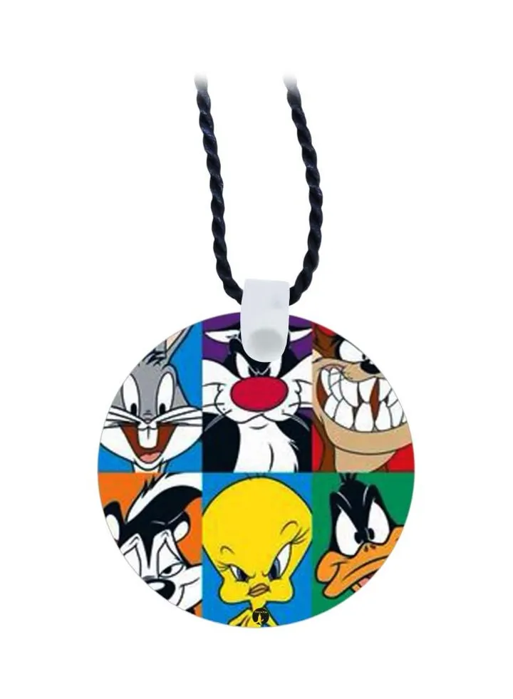 Cartoon Printed Pendant Necklace
