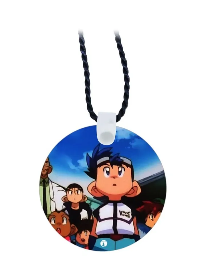 Anime Character Printed Pendant Necklace