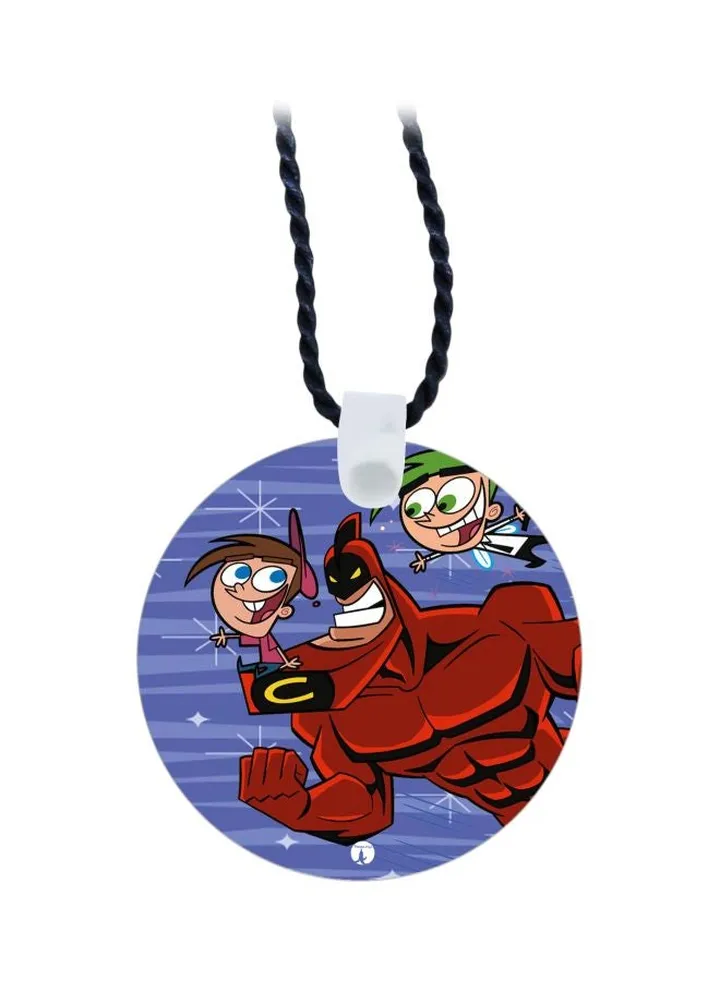 Cartoon Printed Pendant Necklace