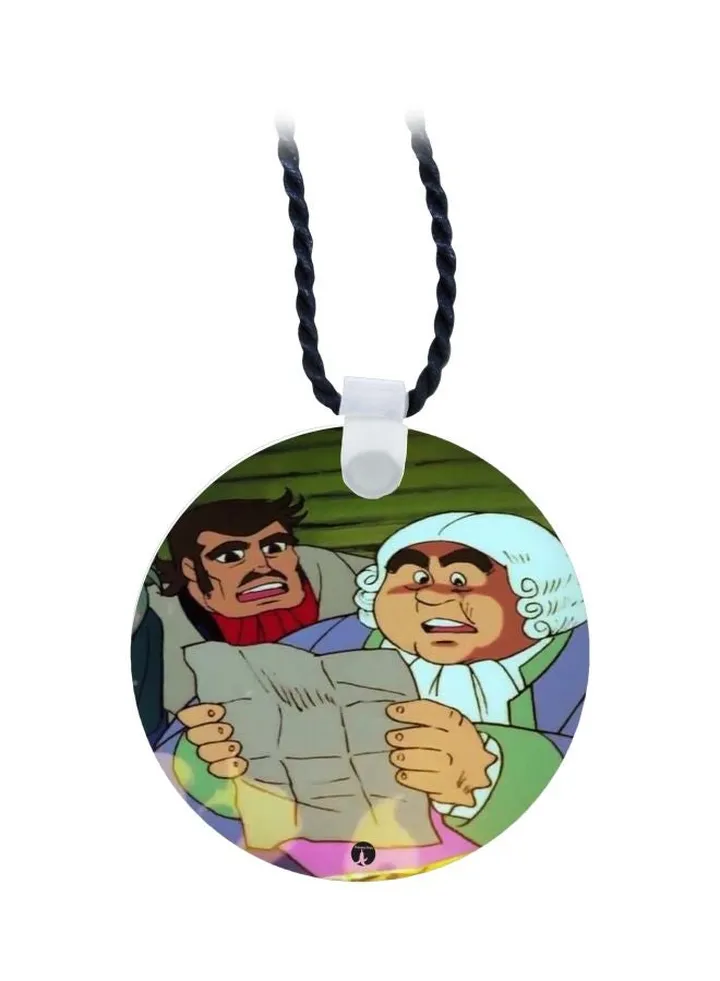 Cartoon Printed Pendant Necklace