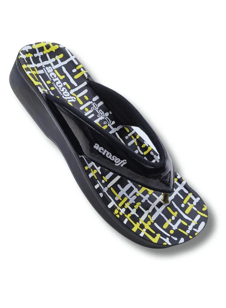Aerosoft Women Slippers A0895 Black