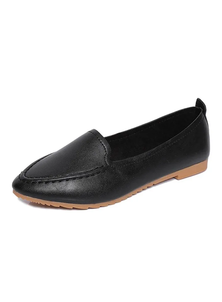 Breathable Flat Shoe Black