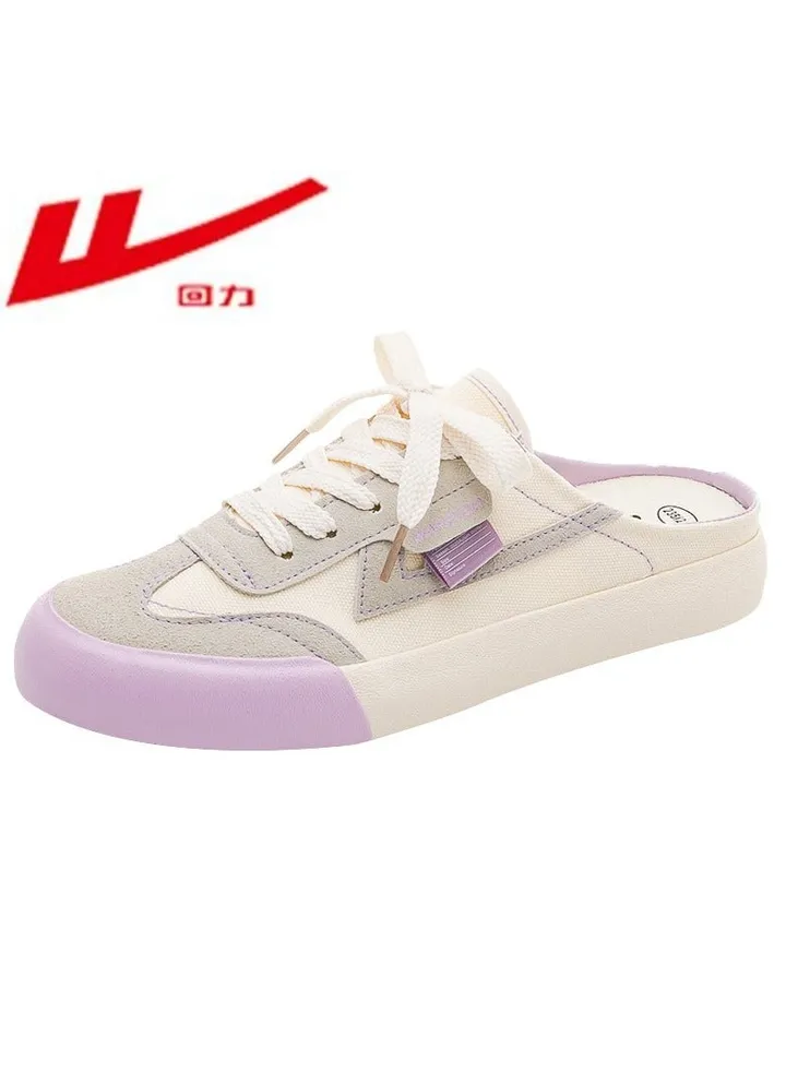 Women's Comfortable Casual Half Slippers And Canvas Shoes