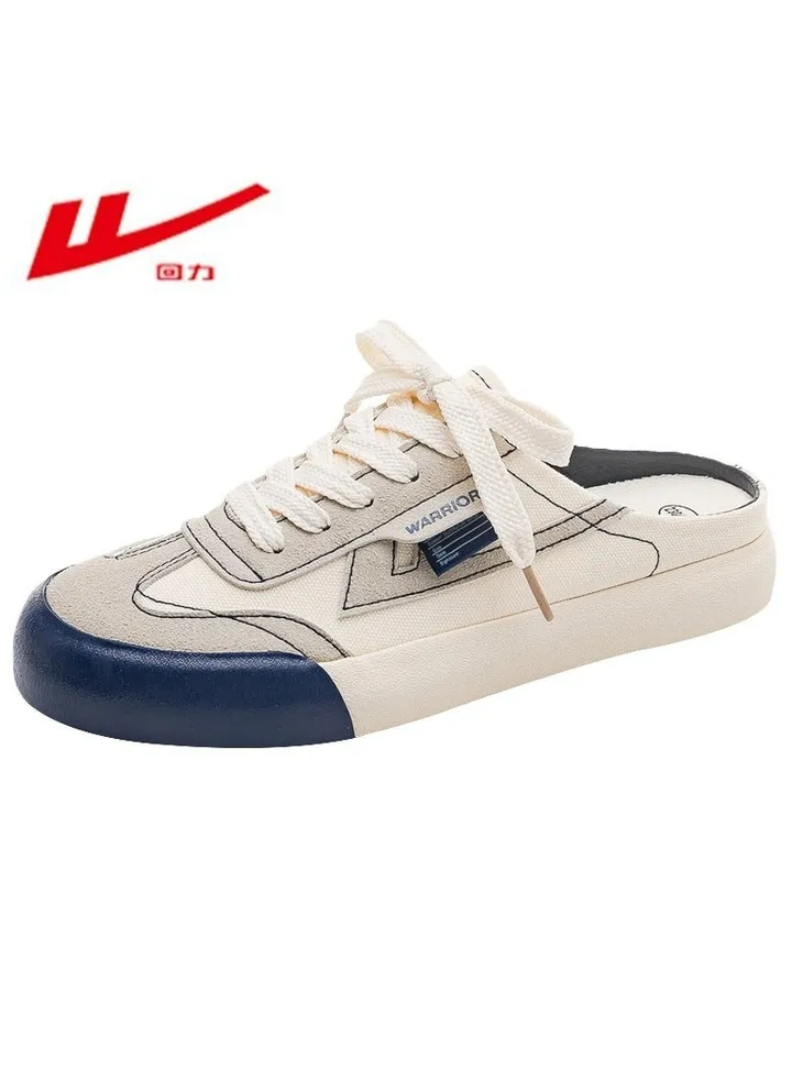 Women's Comfortable Casual Half Slippers And Canvas Shoes