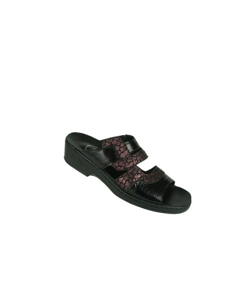 Josef Seibel Ladies Comfort Wedge Sandals 08847-AR50101 Black 36