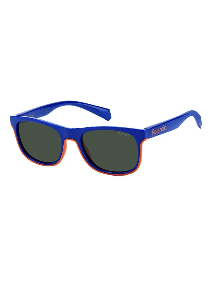 Square Sunglasses Pld 8041/S Blue Orng 47