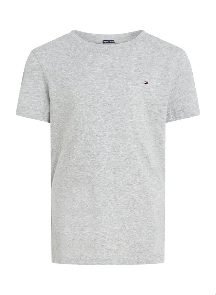 Boys' Essential Organic Cotton T-Shirt, Grey