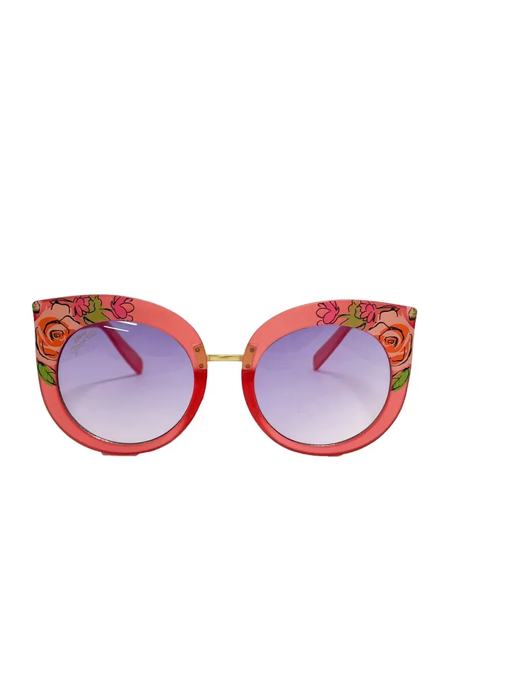 Floral Sunglasses (Red, 3 to 10 Years)