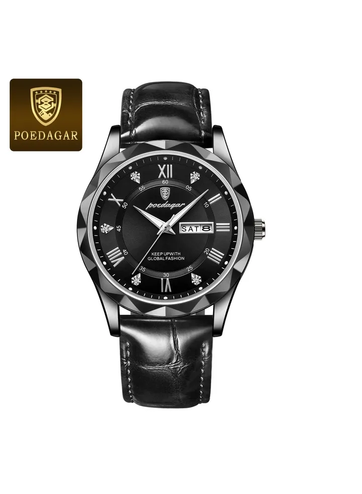 Men's Business Fashion Luminous Waterproof Quartz Watch