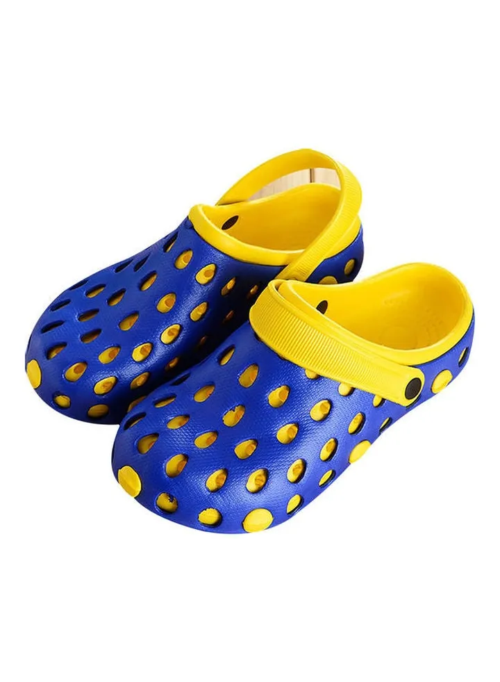 Pair Of Casual Sandals Sapphire Blue/Yellow