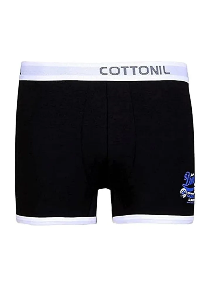 Cottonil Relax Boxer For Men - Black