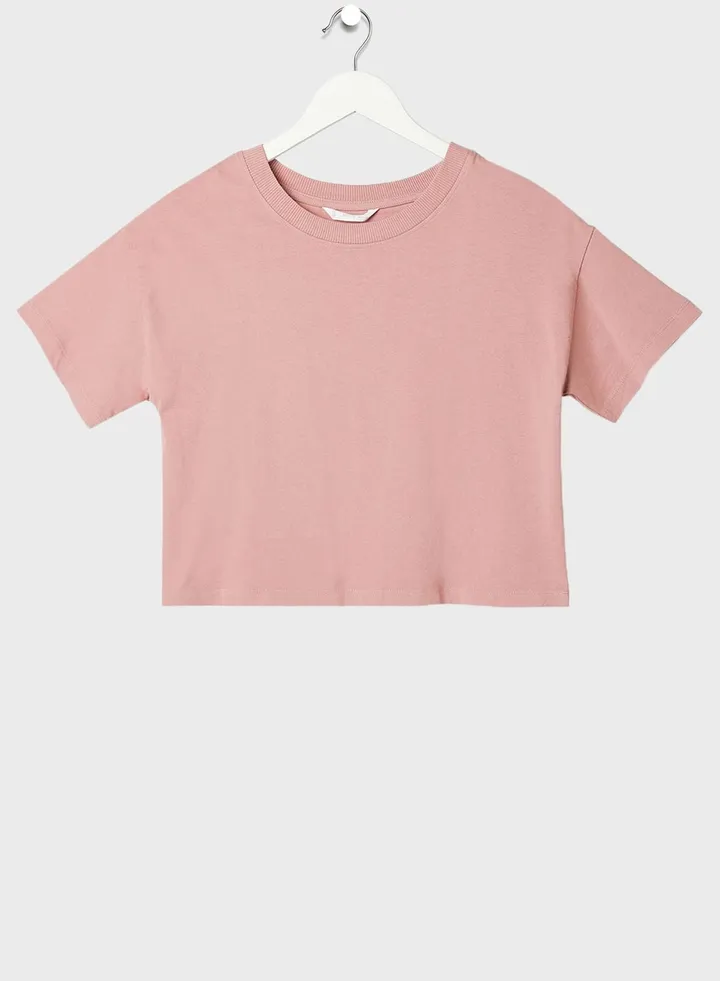 Youth Teen Cropped T-Shirt