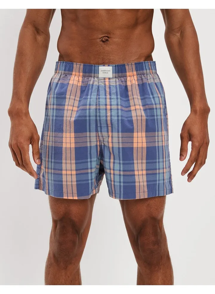 AEO Plaid Stretch Boxer Short