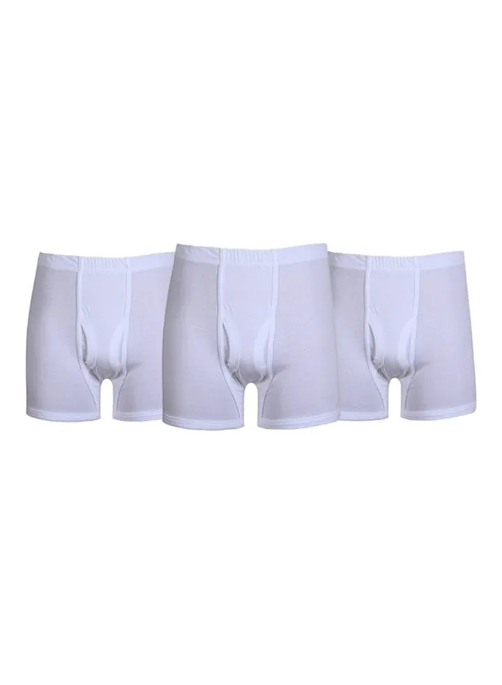 Pack Of 3 Shorts Boxers White