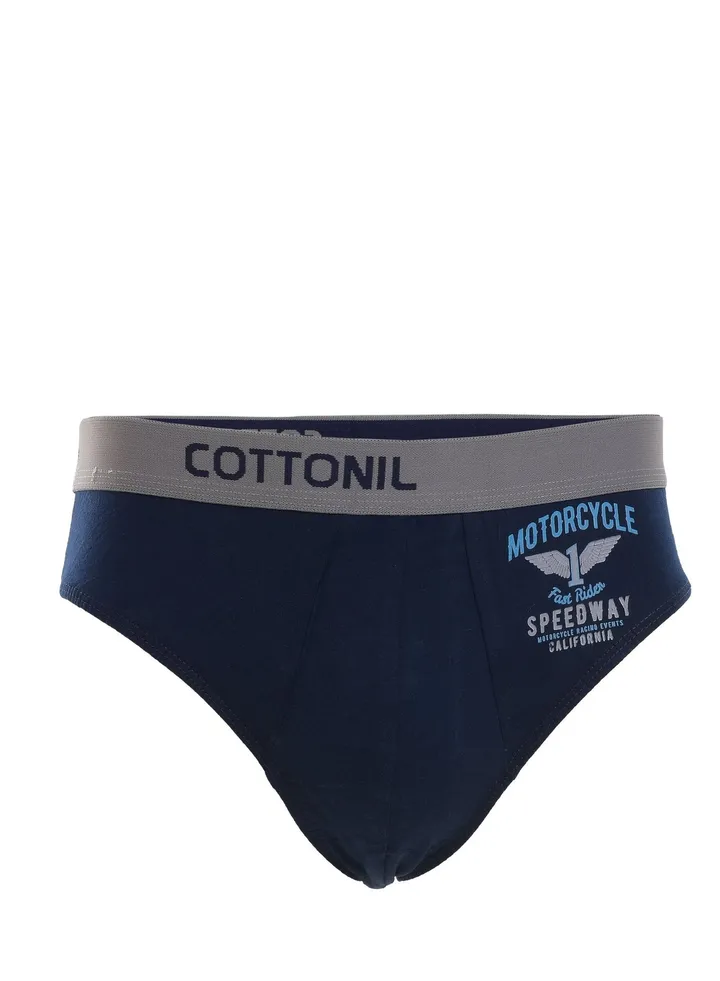 Cottonil Bikini Relax - For Men-Navy