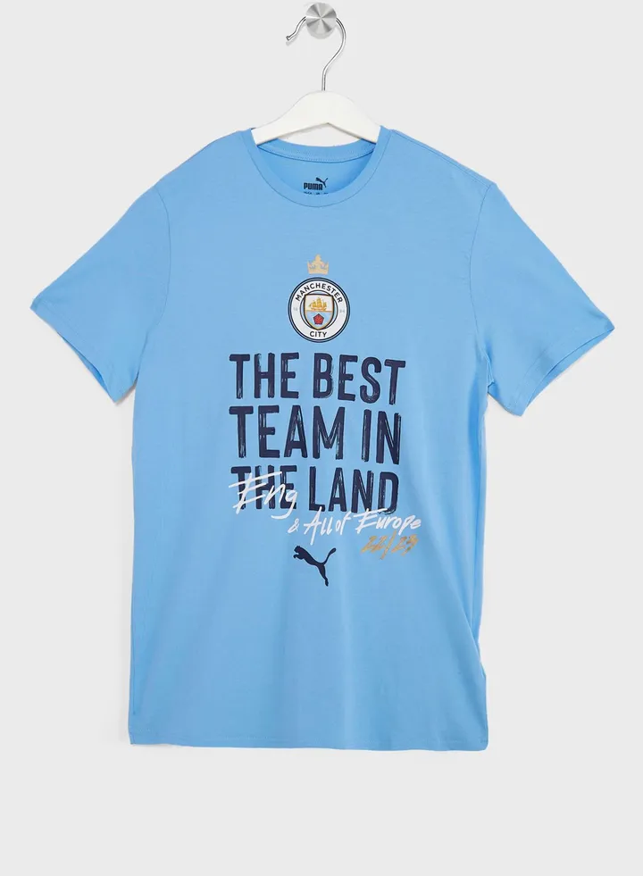Youth Manchester City Cl Winners T-Shirt