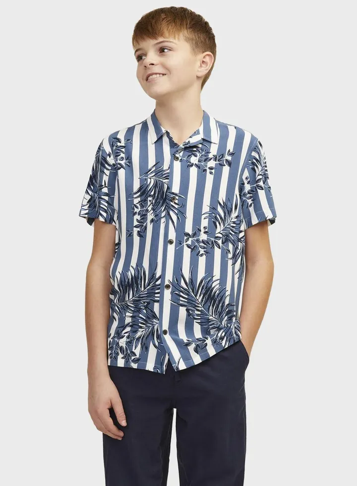 Youth Striped Aop Shirt