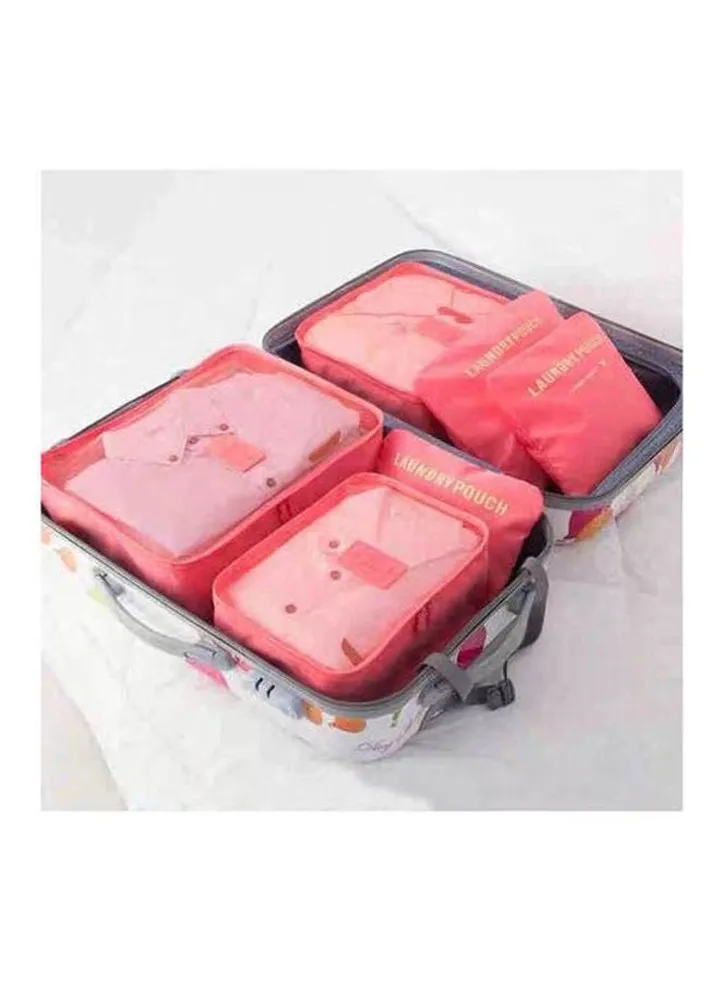 Wonderful Travel Bags And Trip Organizer - 6 Pieces Multicolor