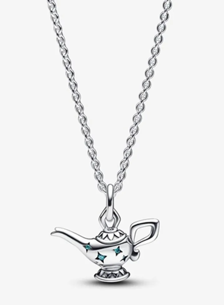 Disney Aladdin Magic Lamp Pendant Collier Necklace for Women