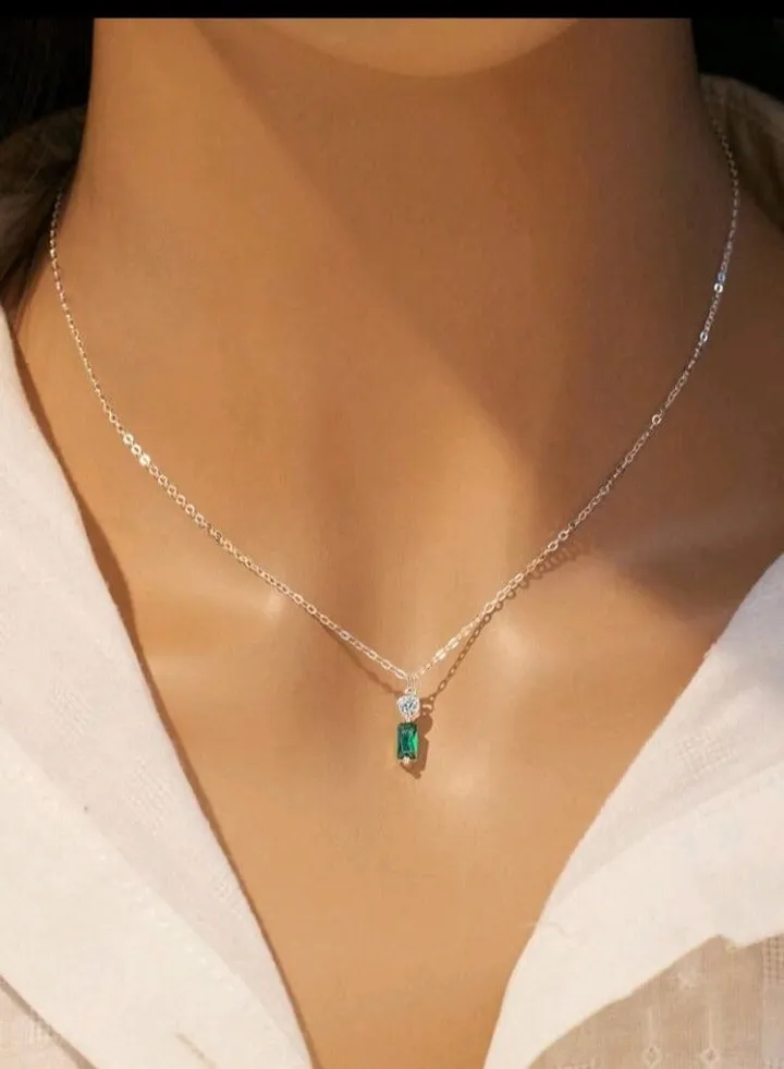 Pure 925 Sterling Silver Necklace For Women