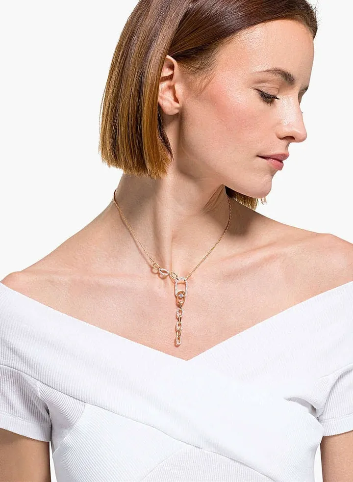 Interlocking Y-shaped necklace