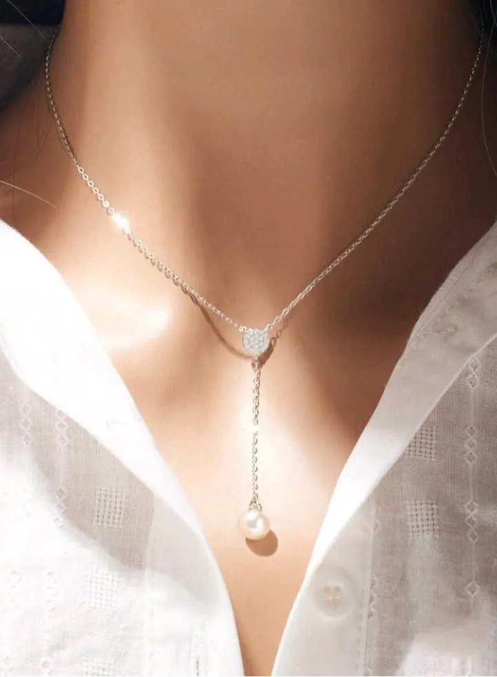 Pure 925 Sterling Silver Necklace For Women