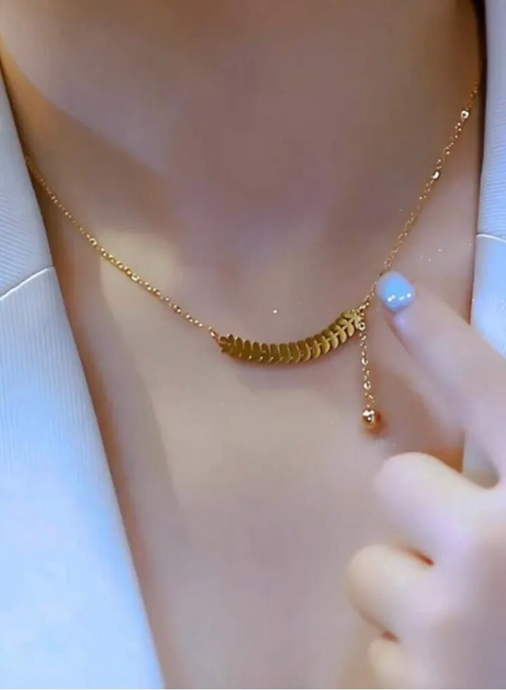 Elegant 18k Gold Plated Necklace For Women