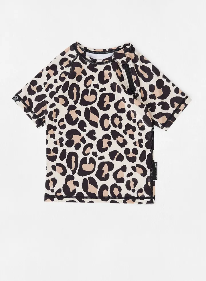Kids Unisex Leopard Shark Swim Top