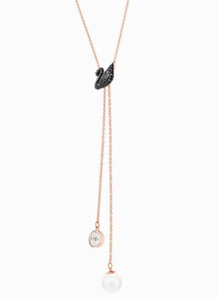 Iconic Swan Y-Necklace