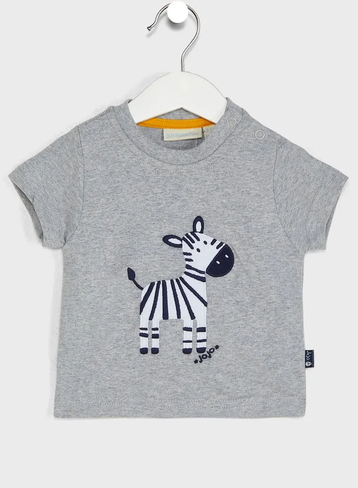 Kids Zebra Print T-Shirt