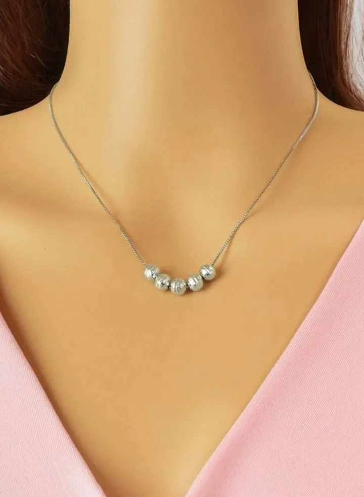 Elegant Silver Plated Necklace For Women