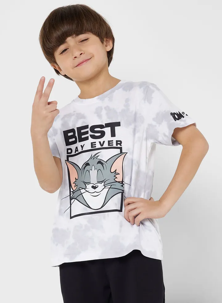 Boys Tom&Jerry Printed T-Shirt