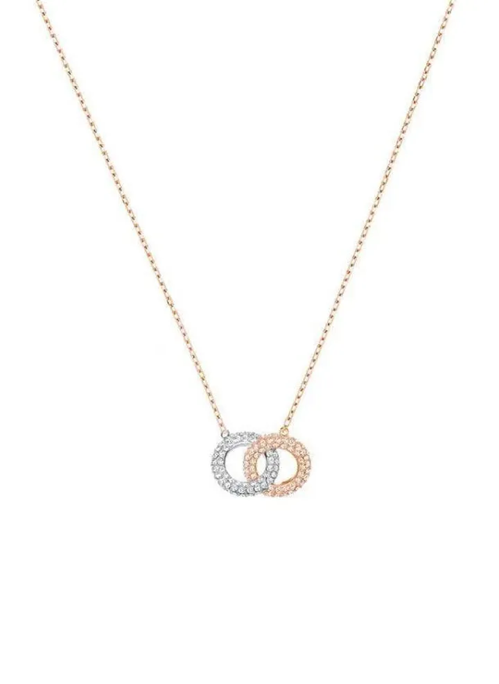 Stoned Pendant Necklace