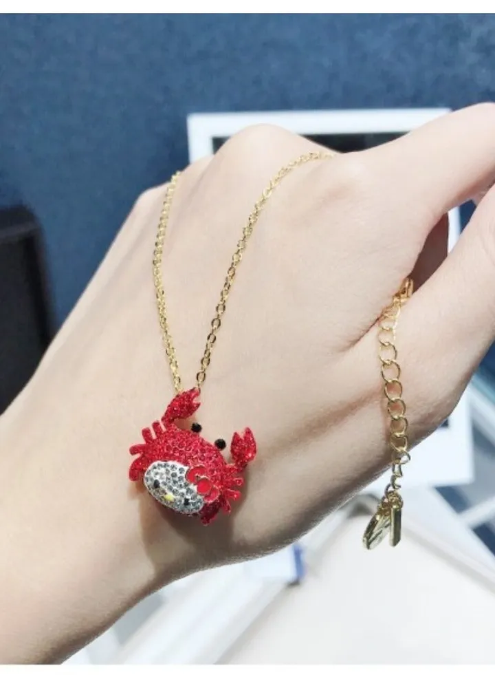 Cute cartoon ladies necklace
