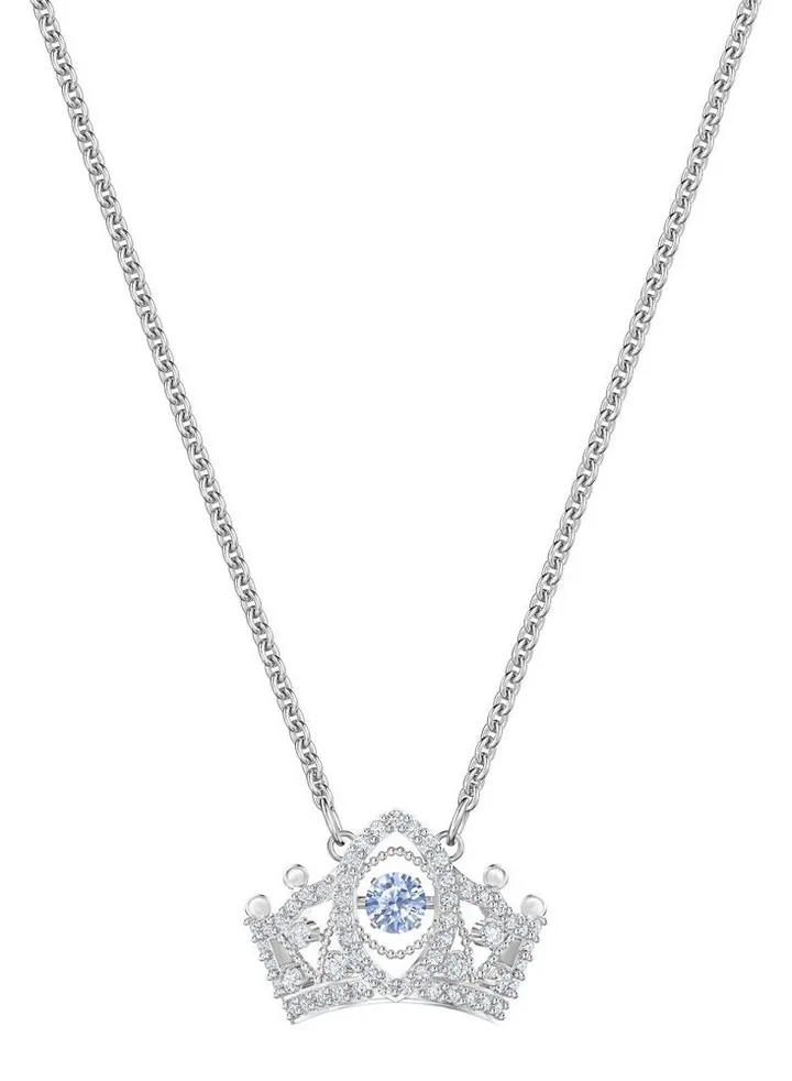 Crown White Gold Necklace