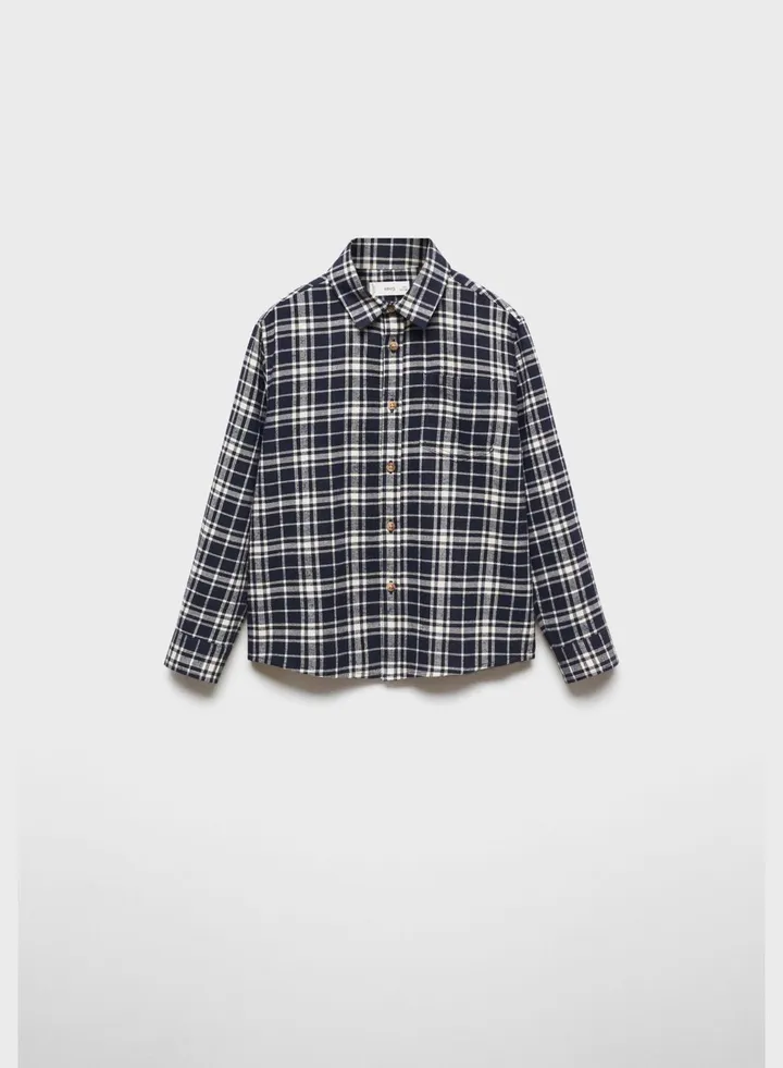 Kids Regular Fit Checks Shirt