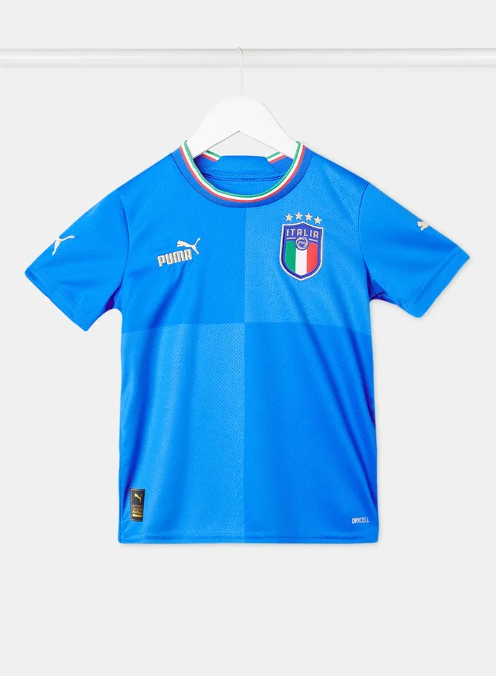 Kids FIGC Home Replica Jersey 22/23