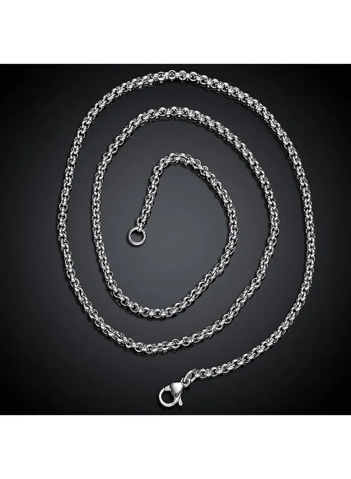 Women Silver Plated Necklace GMYC00222