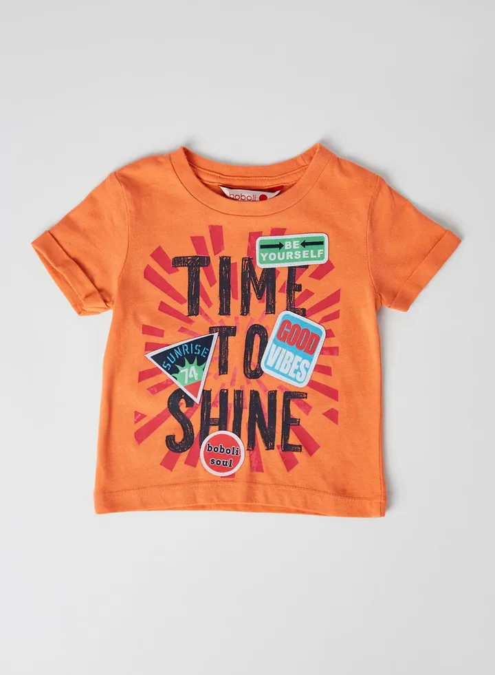 Baby Slogan T-Shirt watermelon
