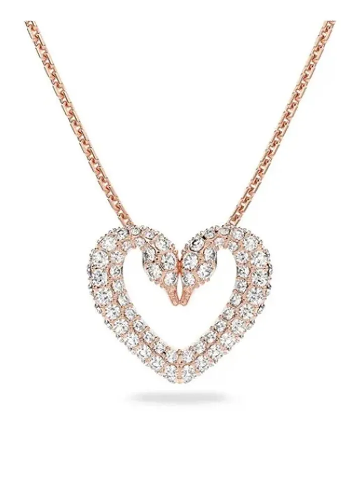 Una Caring Swan Necklace