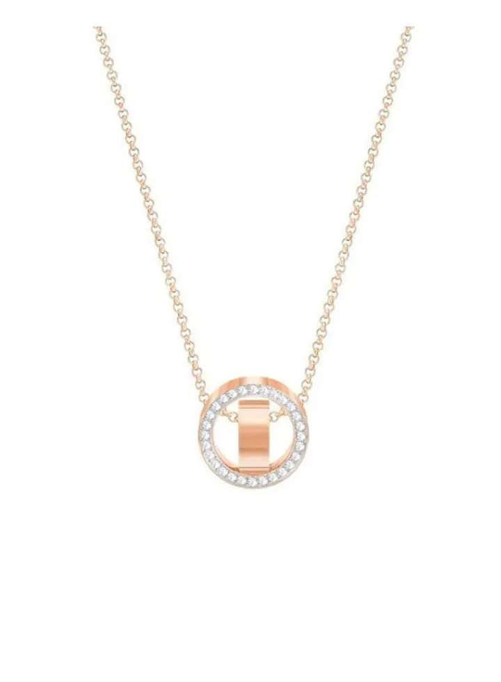 Hollow Stone Studded Necklace